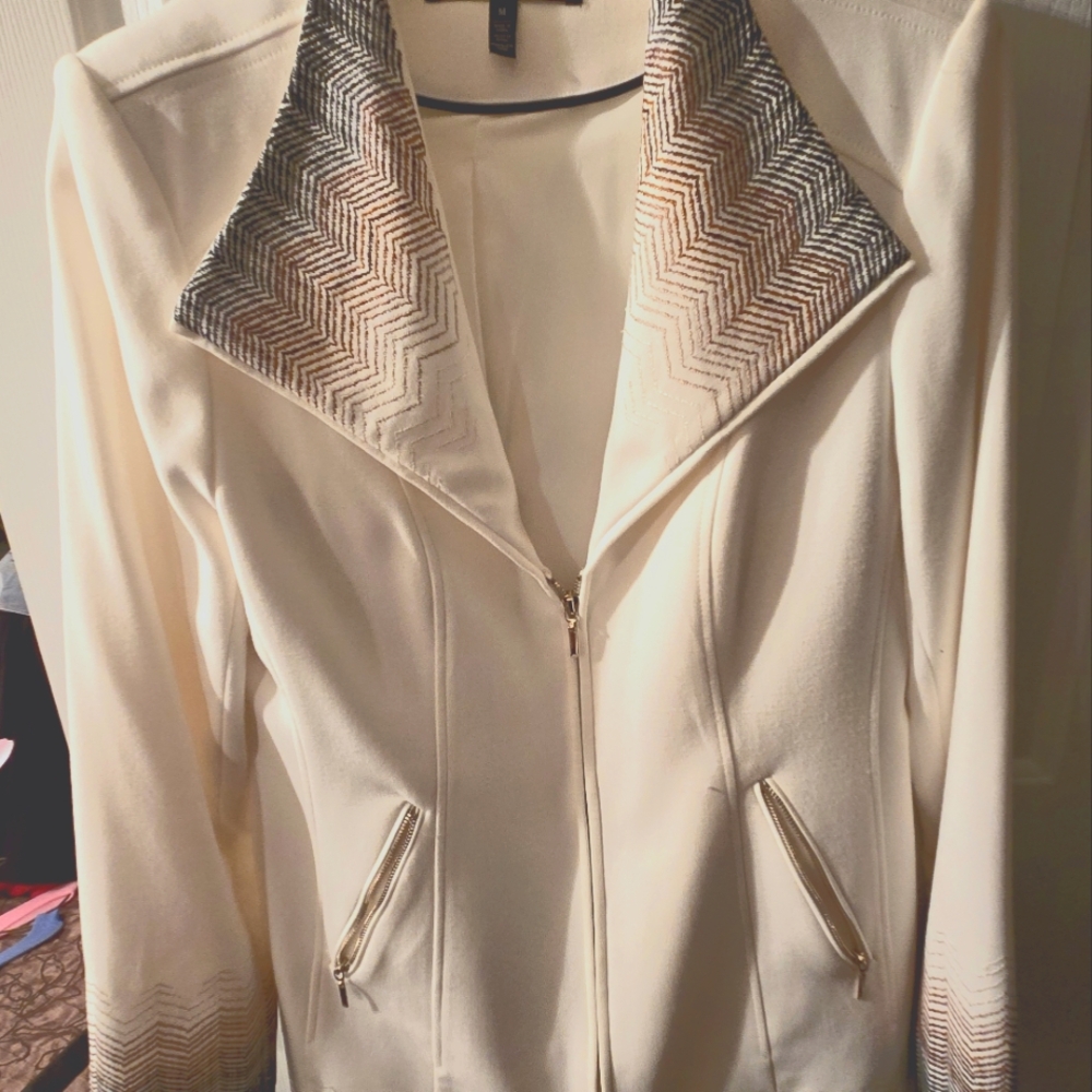 White House Black Market Jacket with matching skirt.   Size M
